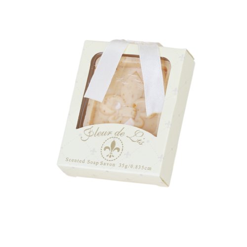 Magideal Trendy Fleur de Lis Scented Soap Savon for Wedding Favors Gift Party Shower RS.130 (71.00% Off) - Amazon