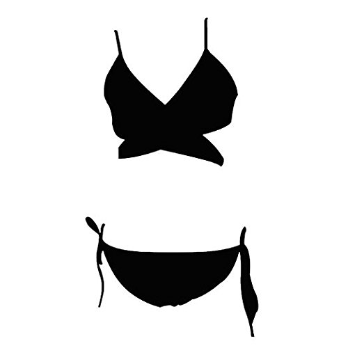 Damen Sport Freizeit Wassersport Schwimmen Push-up Bikini Sets Bademode Swimwear - 2