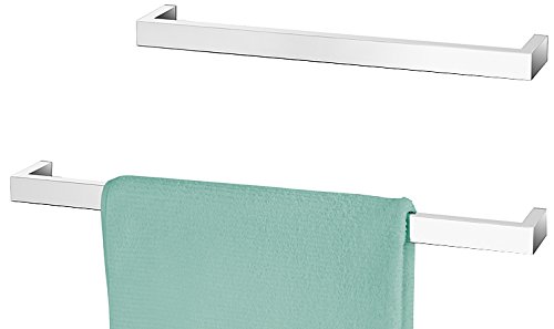 ZACK 40041 Linea Wandhalterungen für Klebemontage, Edelstahl hochglänzend, Set/2 - 6