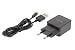 Produktbild Eurosell - USB 2.4A Schnellladegerät Lightning Stecker schwarz - Netzteil Netzstecker + ladekabel - für Apple iPhone ipad