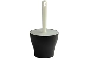 UNITED PETS Linda Palettina Igienica per Gatti con Porta Palettina, Paletta di Design per la Lettiera del Gatto, Made in Italy, Nero. Paletta con Supporto