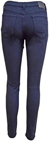 Ladies Slim Skinny Stretch Soft Jeans Navy 8