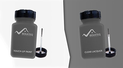 Download 2x50ml Stylo de Retouche pour AUDI D7W GRIS URBANO M. Laque Color Vernis | BEKATEQ Peinture Couleur de Voiture Auto Moto Camping Velo Stylo Anti Rayure Pinceau Reparation