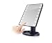 Okayji 16 LED Make Up Mirror Touch Light Illuminated Cosmetic Bathroom Shaving, Black RS.830.00