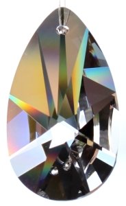 18 Teile Kristall Glas Behang Set Vollschliff 30% PbO Bleikristall „Regenbogenkristall“ – Feng Shui - 6