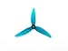 Produktbild HQProp 5 Zoll Propeller DP 5.1x4.6x3 - 3 Blatt Props Türkis | FPV Racer, Copter, Drohnen | CopterFarm