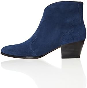 FIND Women's Ankle Boots in Suede Cowboy Style