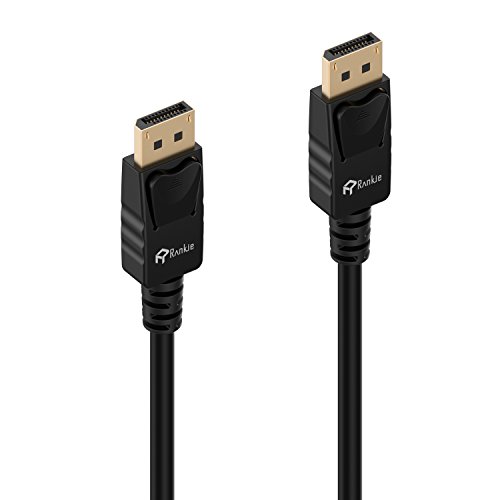 DisplayPort Kabel, Rankie 2-Pack 1.8m Vergoldet Ultra HD 1080p DisplayPort(DP) zu DisplayPort(DP) Kabel 4K-Auflösung Bereit Cable (Schwarz) – R1104E - 5