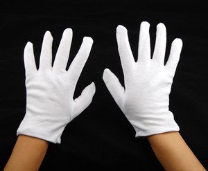 Ardisle White Dermatological Cotton Gloves For Eczema Dry Skin Dry Moisturising Cream