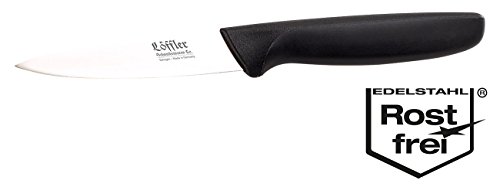 Löffler Schneidewaren Co. Gemüse-/Obst-/Schälmesser aus Solingen, Edelstahl, glatte 10-cm-Klinge - 5