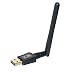 EEEKit 5GHz 433Mbps 2.4GHz 150Mbps Mini Wireless USB Dual Band WIFI Adapter Dongle w Antenna Network Receiver Card for PC Desktop Laptop Computer RS.2546.00