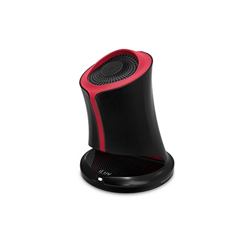 Preisvergleich Produktbild iLuv Syren Bluetooth Lautsprecher mit NFC, schwarz / rot