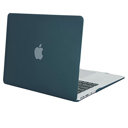 MOSISO MacBook Air 13 H  lle - Ultra Slim Hochwertige Plastik Hartschale Tasche Schutzh  lle Snap Case f  r MacBook Air 13 Zoll  A1466   A1369   Deep 