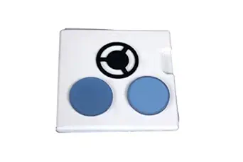 Radical Set of Blue & Frosted Filter w Darkfield Stop for Biology Compound Microscope