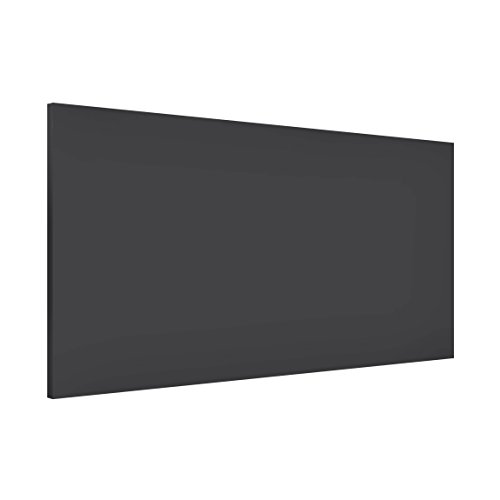 Apalis 108743 Magnettafel Memoboard Design Quer Metall Magnet Pinnwand Motiv Wand Stahl Küche Büro, 37 x 78 cm, dunkel grau
