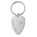 Produktbild Newin Star I Pick You Doppelseitig Edelstahl Gitarre Plektrum Schlüssel Kette