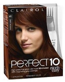 Clairol Nice 'N Easy Perfect 10 #4R Dark Auburn