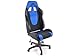 Produktbild Bürostuhl Racecar schwarz/blau