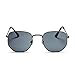 Produktbild CHPO Unisex-Erwachsene Sonnenbrille Ian, Grau (Gunmetal/Black), 50