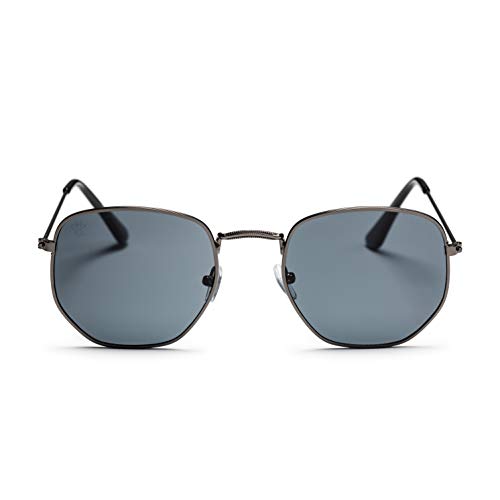 Preisvergleich Produktbild CHPO Unisex-Erwachsene Sonnenbrille Ian, Grau (Gunmetal / Black), 50