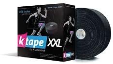 K-Tape® Black XXL (Bulk roll, 5cm x 22m) [1.96 in x 72.17 ft)