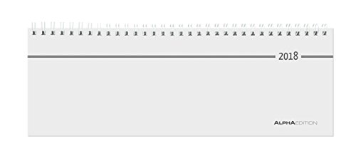 Preisvergleich Produktbild Tisch-Querkalender 2018 - 1 Woche 1 Seite - (28,5 x 10)