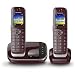Produktbild Panasonic KX-TGJ322GR Duo mit AB rot