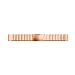 Produktbild Hemobllo Edelstahl Armband armbandkette Armbanduhr Armband aus massivem Metall kompatibel für Garmin Fenix 5 / 5plus / Forerunner 935 945 22mm (roségold)