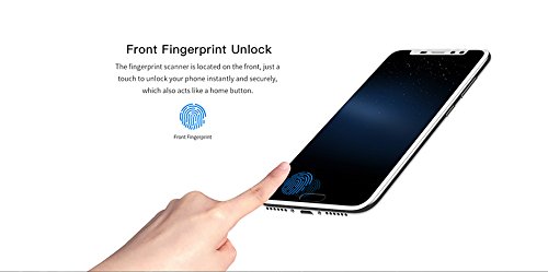 ILA X - Schermo HD da 5,5 pollici (rapporto 18: 9) Smartphone Android 7.0 4G, Bezel-Less 7,95mm Ultra slim, quadricromia da 1,3 GHz 3 GB + 32 GB, 5 MP + 13 MP, impronta digitale - bianca