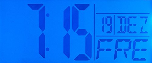infactory Seniorenwecker mit Zusatz-Alarmen und großem LCD-Display - 4