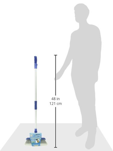 Ettore 59072 Extend-A-Flo Waschbürste, Plastik, blau / silber, 12.7 x 25.4 x 114.3 cm - 2