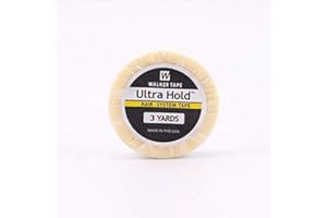 LEOO HAIR "Ultra Hold" Walker Double Sided Roll Tapes Stickers Adhesive for Men Hair System Replacement Toupee Hair Extension Wig Bundles Hair Weave Closure Lace Frontal(3 Yards & 1/2 Inch)