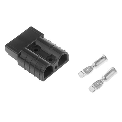 10pcs 50A 600V 8AWG Batterie Schnell Winde Anschluss Stapler Verbinden – Schwarz - 7