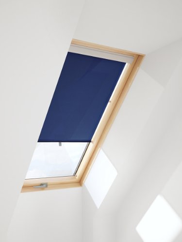 ITZALA Sichtschutzrollos für VELUX Dachfenster GGL, GGU, GPL/ M04, MK04, M06, MK06, M08, MK08 in Dunkelblau