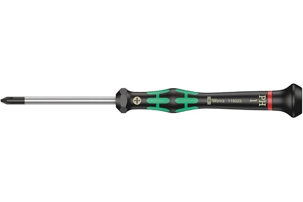 Wera 05118023001 Phillips skruvmejsel 2050 PH PH1x60 mm, silver, 1 x 60 mm, Ø 4,0