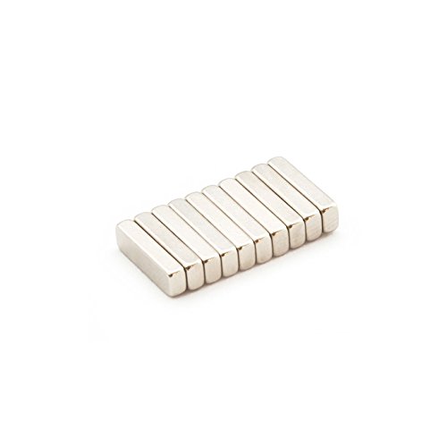 Oblique-Unique® 10 Stück Quader Neodym Super Magnete 14x4x2,5mm - 2