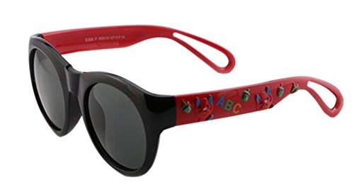 Cool Baby, Folding Ultraviolet-Proof Baby Sunglasses-Black Frame
