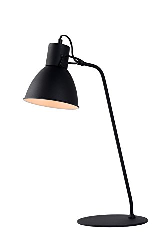 Preisvergleich Produktbild Lucide SHADI - Schreibtischlampe - Ø 20 cm - E14 - Schwarz