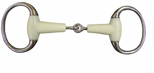 Flexi-happy-mouth-Plastic-Covered-Eggbutt-Jointed-Snaffle-Bit-Size-5-
