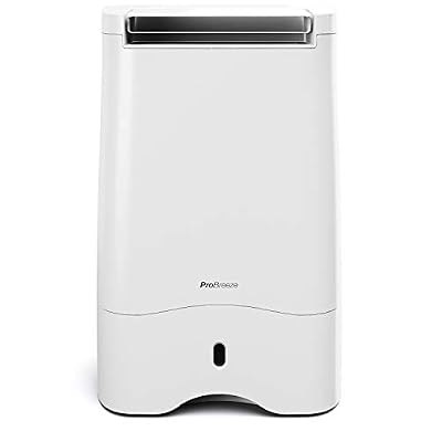 Pro Breeze Déshumidificateur Desséchant Portable 10 L avec Affichage Numérique, Evacuation Continue et Filtre à Nanoparticules d’argent