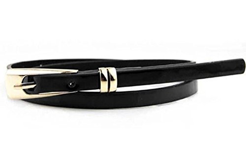 Sucre Belts® Ladies Women Fashion Skinny Thin PU Leather Waist Belt