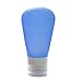 Voberry®1 Pcs Silicone Travel Packing Bottle Lotion Shampoo Bath Container Press Bottle S/M/L (L, Blue)
