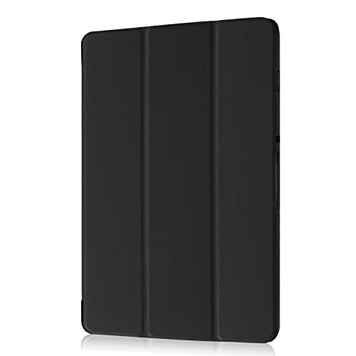 AVIDET Ultra Slim Acer Iconia Tab 10 A3-A40 Hülle Case Superleicht Ständer Smart Shell Cover Schutzhülle Etui Tasche für Acer Iconia Tab 10 A3-A40 Tablet-PC (Schwarz) - 4