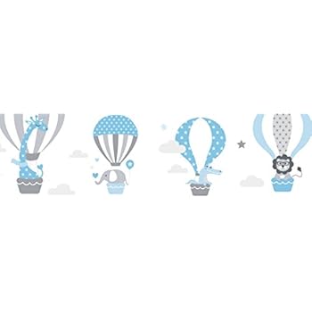 Decoration Murale Chambre Bebe Autocollante Et Non Toxique Fabriqu Lovely Label Frise Murale Adhesive Enfant A Motifs Etoiles Gris Bleu Frise Chambre Enfant Garcon Ou Fille De 450 X 11 5 Cm