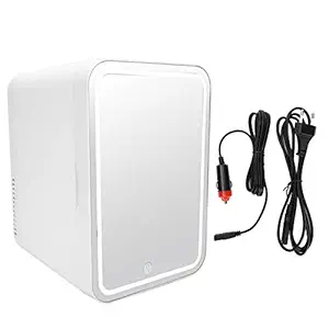 Mini Makeup Fridge, Portable Fridge, 8L Portable Professional Intelligent Monitoring for Car Home