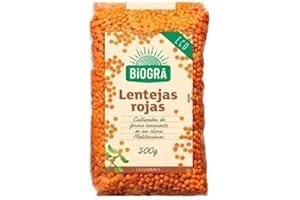 BIOGRÁ Lentejas Rojas BIO Biogra, 500 gr
