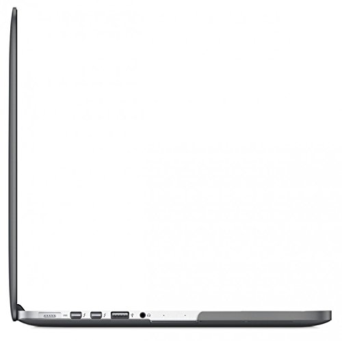 eFabrik Hard Case für Apple MacBook Pro Retina 13.3 Zoll Schutz Cover (2015) Hülle Notebook Tasche Laptop Zubehör 2 Part Click System gehärtetes Plastik in Schwarz transparent - 5