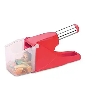 Generic Virgin Plastic French Fry Chipser, Potato Chipser/Potato Slicer with Container
