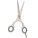 6.5-Inch Professional Hair and Beard Scissors - Razor Edge Hair Cutting Scissors with Adjustable Tension and Finger Inserts, Sharp Blades for Easy Hairstyling and Beard Trimming