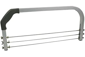 WHYCHSTORE Affettatrice per torte a più strati, livellatore per torte, multifunzione per formaggi con fili di taglio regolabili in altezza